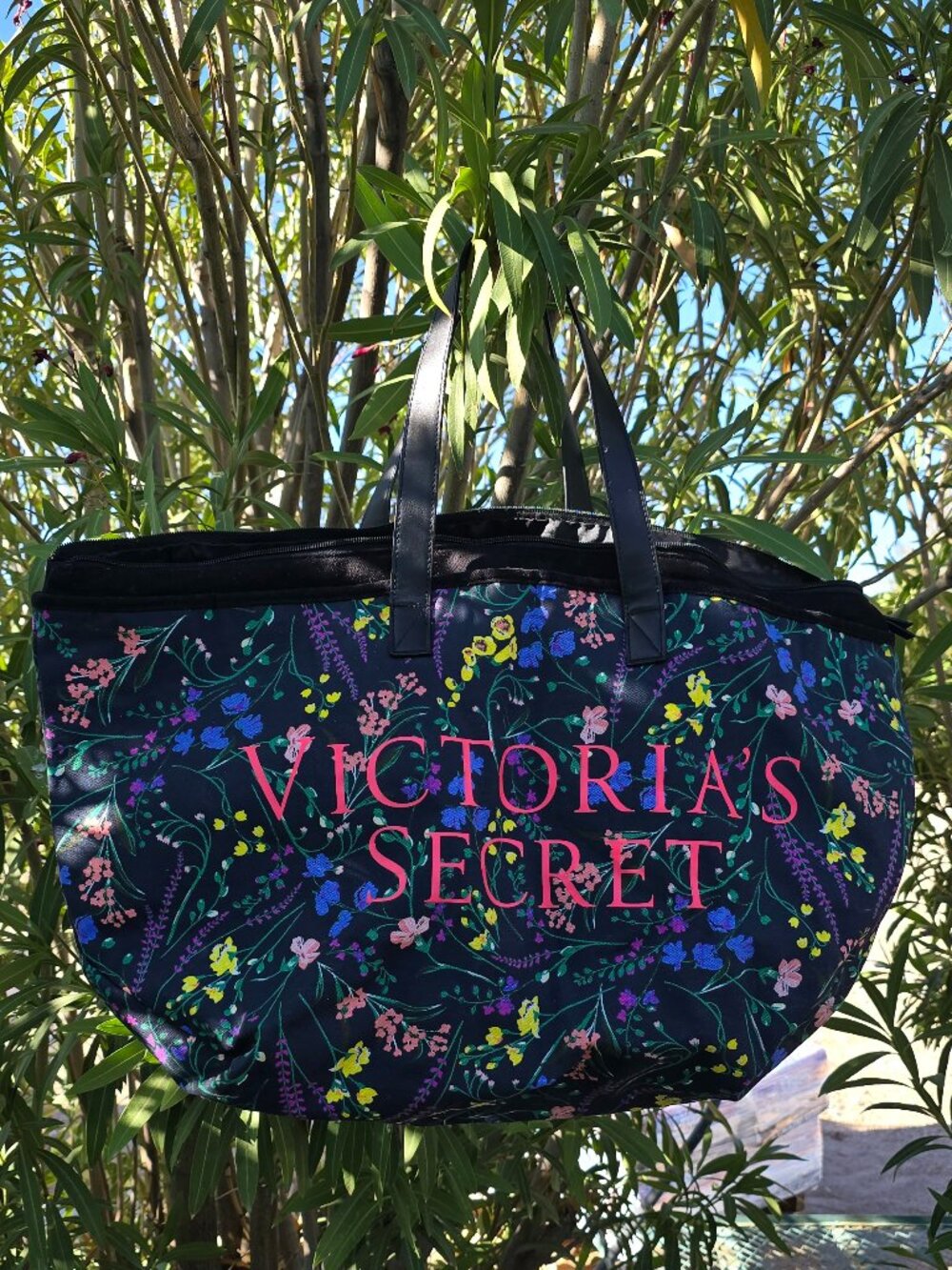 Victoria's Secret Wildflower Weekender Tote Bag